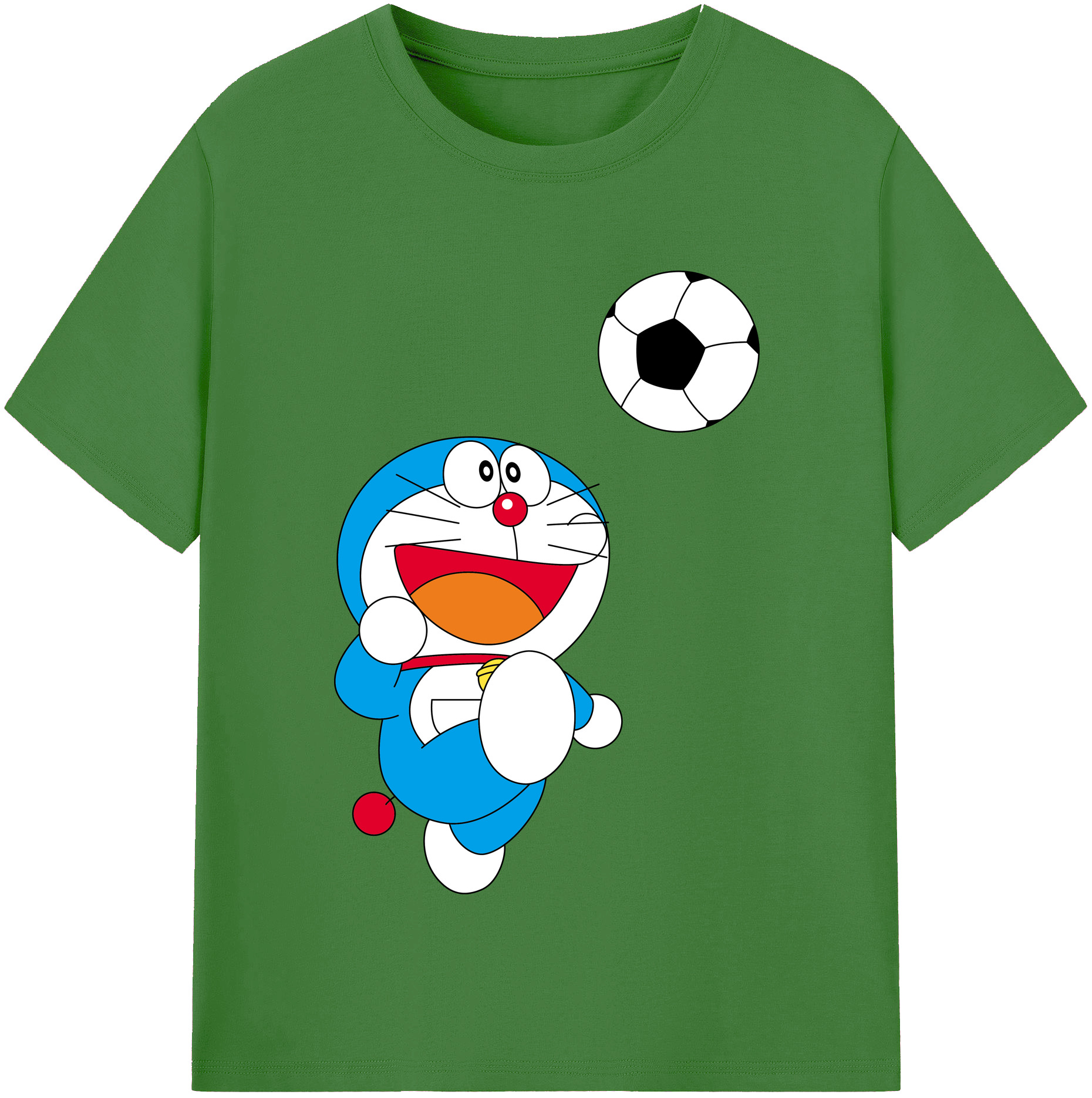 （画像用） ドラえもん Doraemon レディースカジュアルプリントTシャツ（綿100％）